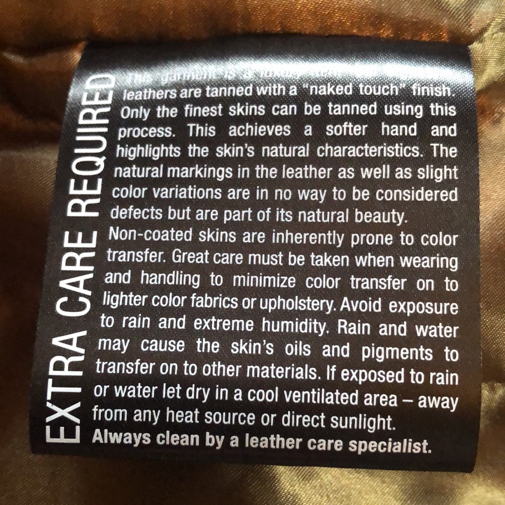 Leather Jacket. Never wore  size 3XLT - Picture 5 of 7